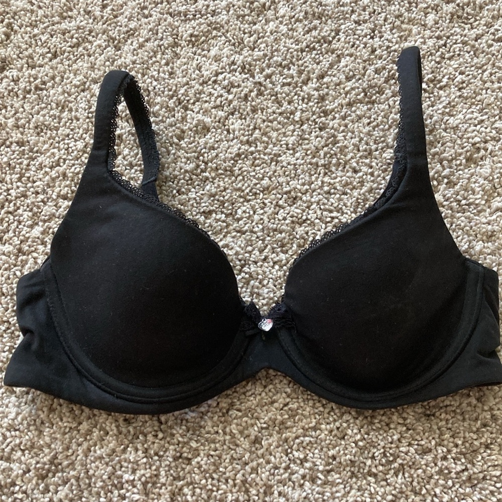 Body by Victoria Lined Demi, Black, size 32B